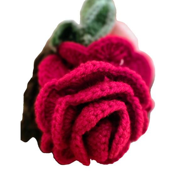 Handmade Crochet Frida Kahlo hat - Picture 7 of 10